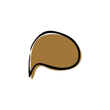 chat icon vector illustration dialog text on white backgroundのイラスト素材