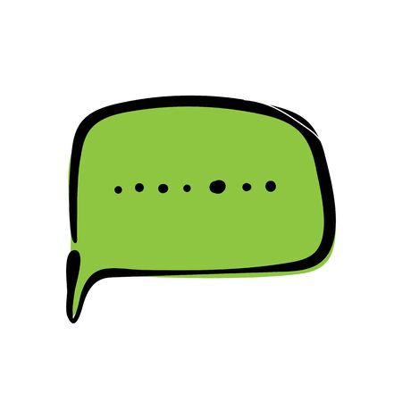 WebChat icon. Dialog text on white backgroundのイラスト素材