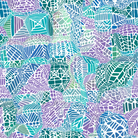 Abstract seamless retro pattern.Vector illustration.のイラスト素材