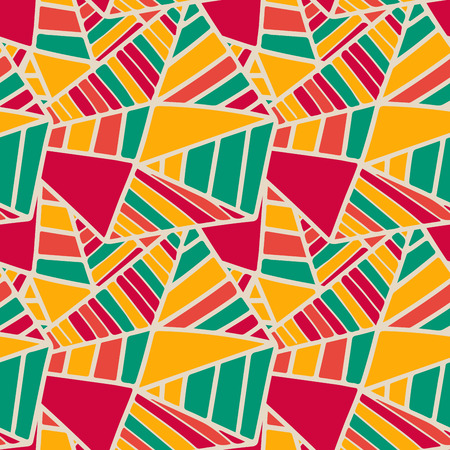 Abstract seamless retro pattern.Vector illustration.のイラスト素材