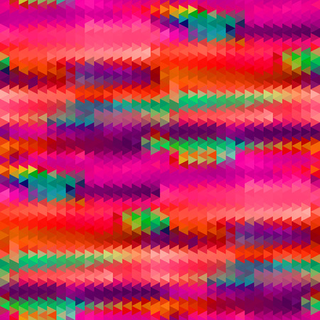 Bright mosaic  background. Seamless pattern.  Vector illustration.のイラスト素材