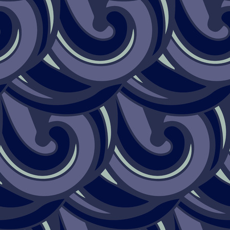Abstract seamless pattern in doodle style. Vector illustrationのイラスト素材