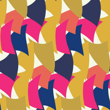 Seamless background with simple geometrical drawing. Vector illustration.のイラスト素材