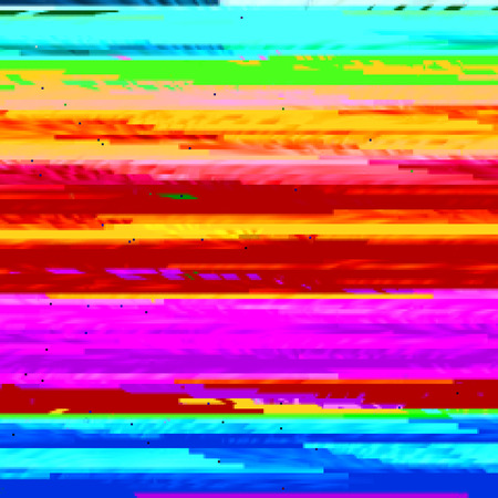 Background with colorful strips in style glitchのイラスト素材