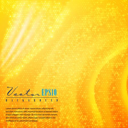 Abstract yellow background.The illustration contains transparency and effects. EPS10のイラスト素材