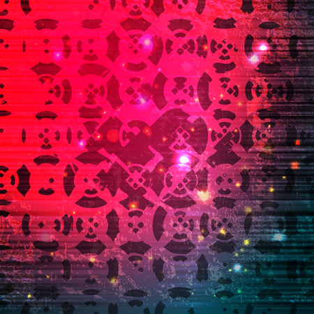 Vector abstract background in retro-style.The illustration contains transparency and effects.のイラスト素材