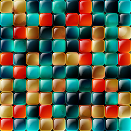 Mosaic background.The illustration contains transparency and effects.のイラスト素材