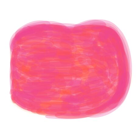 Red  watercolor banner isolated on a white background. Vector element for design.のイラスト素材