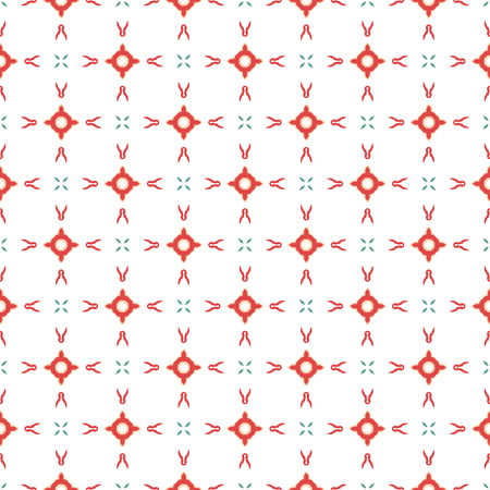 Seamless pattern with arabesques in retro style. Vector illustration.