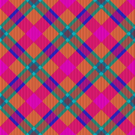 Tartan fabric texture. Seamless pattern. Vector illustration.