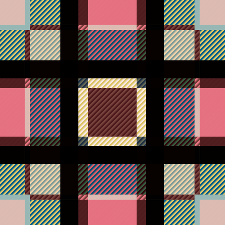 Bright geometric pattern of rectangles and squares. Vector illustration.