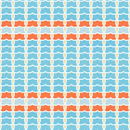 Seamless  pattern.  Multicolor geometric ornament .  Vector illustration  のイラスト素材