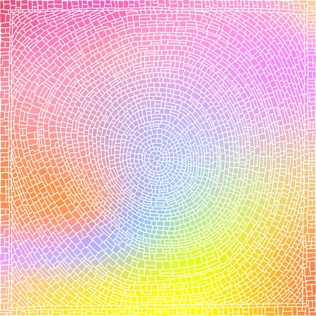 Multicolor abstract mosaic background. Vector illustration.のイラスト素材