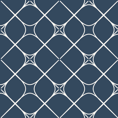 Black and white seamless  pattern.  Geometrical ornament.  Vector illustrationのイラスト素材