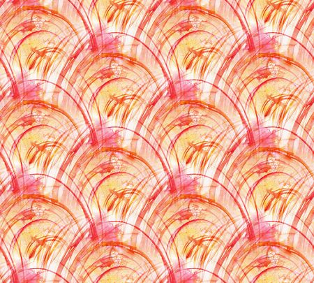 Abstract seamless pattern with red  watercolor spots. Hand-drawn illustration.の写真素材