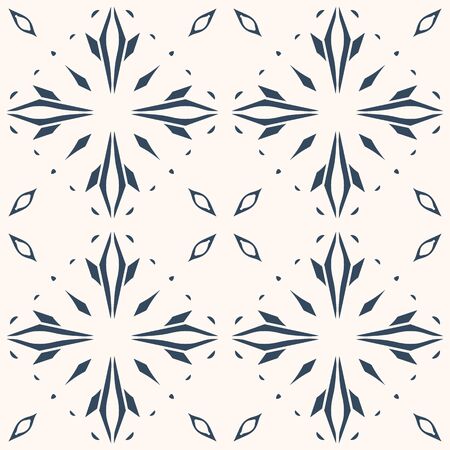 Black and white seamless pattern with arabesques  in a retro style. Vector illustrationのイラスト素材