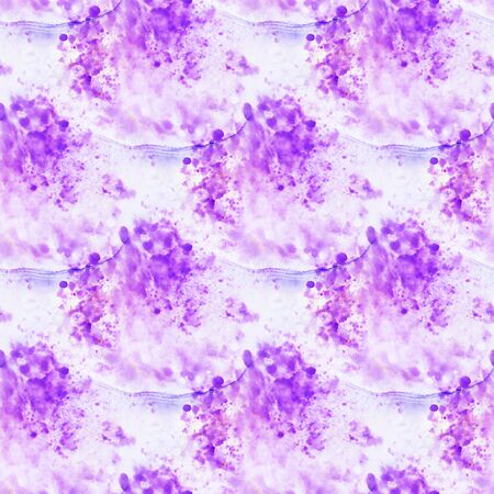 Light abstract background with transparent alcohol ink spots. Seamless pattern.   Hand-drawn illustration.の写真素材
