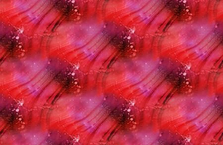Light abstract background with transparent alcohol ink spots. Seamless pattern.   Hand-drawn illustration.の写真素材