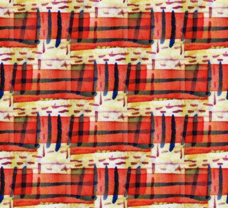 Batik with a geometric pattern. Seamless pattern.の写真素材