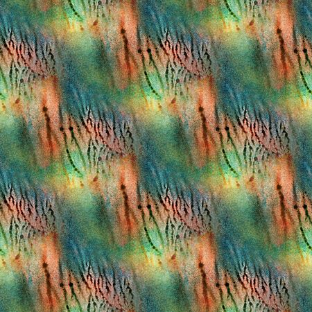 Abstract seamless pattern with watercolor spots. Hand-drawn illustration.の写真素材