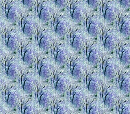 Abstract seamless pattern with watercolor spots. Hand-drawn illustration.の写真素材