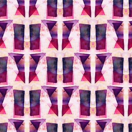 Batik. Seamless pattern with the geometrical drawing.  Hand-drawn illustration.  の写真素材