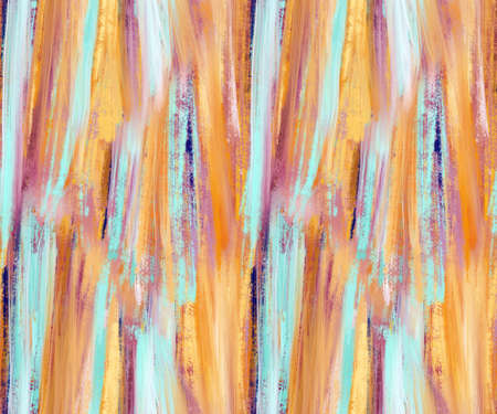 Abstract seamless pattern with acrylic painting. Hand-drawn illustration.