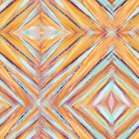 Abstract seamless pattern with acrylic painting. Hand-drawn illustration.の写真素材