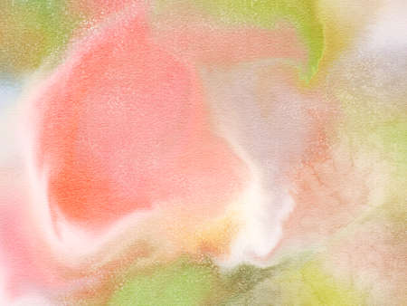 Watercolor background with colored spots. Hand-drawn illustration.