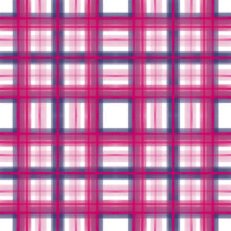 Tartan fabric texture. Seamless pattern. Hand-drawn illustration.