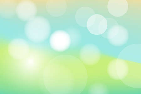 Light background with bright blurred spots and bokeh. Vector illustrationのイラスト素材