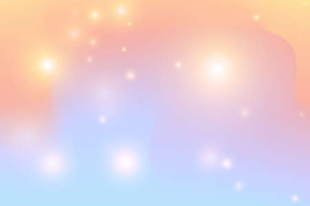 Light background with bright blurred spots. Vector illustrationのイラスト素材