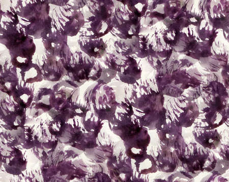 Abstract seamless pattern with watercolor spots. Hand-drawn illustration.