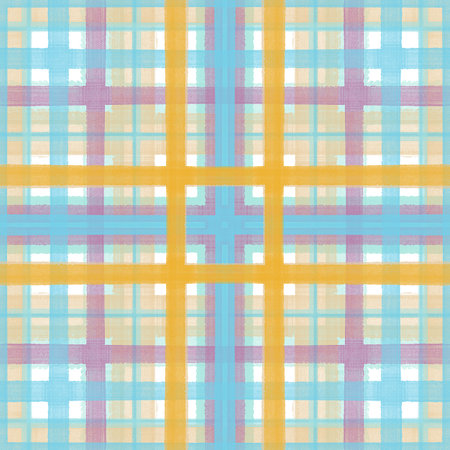Tartan fabric texture. Seamless pattern. Digital illustration.