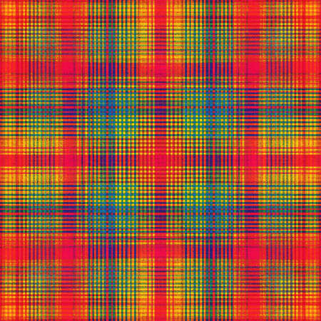 Tartan fabric texture. Seamless pattern. Digital illustration.