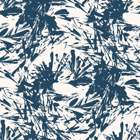 Black and white seamless grunge pattern. Vector illustration.のイラスト素材