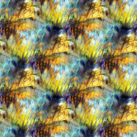 Abstract seamless pattern with acrylic painting. Hand-drawn illustration.の写真素材