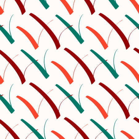 Seamless pattern with a simple abstract drawing. Vector illustration.のイラスト素材