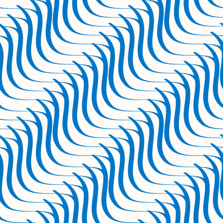 Monochrome Seamless pattern with a simple abstract pattern. Vector illustration.のイラスト素材