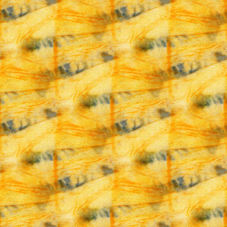 Seamless tie-dye pattern on white silk. Hand painting fabrics - nodular batik. Shibori dyeing.の写真素材