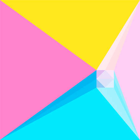 Abstract polygonal background of orange and purple colors. Vector illustration.のイラスト素材