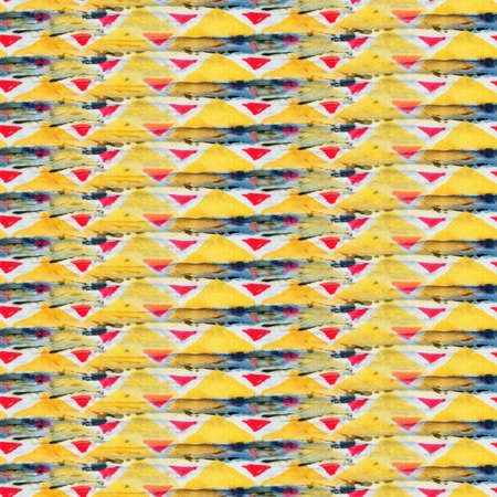 Seamless tie-dye pattern on white silk. Hand painting fabrics - nodular batik. Shibori dyeing.の写真素材