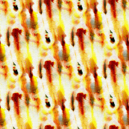 Seamless tie-dye pattern on white silk. Hand painting fabrics - nodular batik. Shibori dyeing.の写真素材