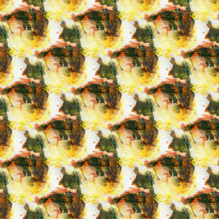 Seamless tie-dye pattern on white silk. Hand painting fabrics - nodular batik. Shibori dyeing.の写真素材