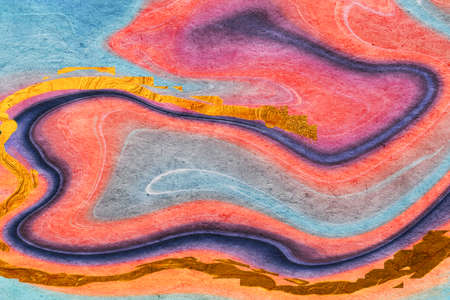 Bright abstract background in style Fluid art. Digital painting.