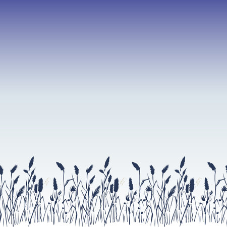 Abstract landscape in minimalist style. Nature. vector illustration.のイラスト素材