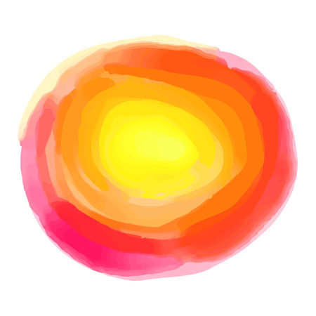 Watercolor spot, isolated on a white background. hand-drawn illustration. vectorのイラスト素材