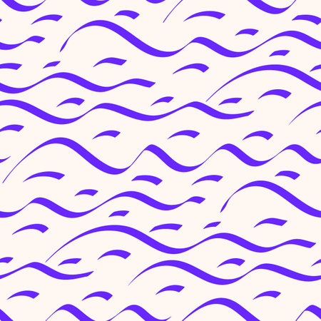Seamless pattern with a simple abstract drawing. Vector illustrationのイラスト素材