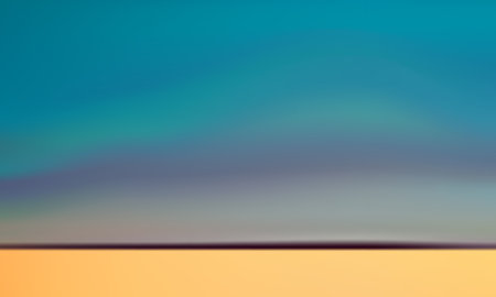 Abstract landscape in minimalist style. Gradient background with space for text. vector illustration.のイラスト素材