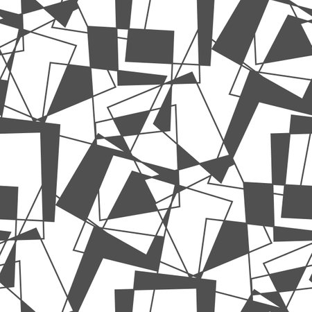 Seamless pattern with a simple abstract drawing. Vector illustration.のイラスト素材